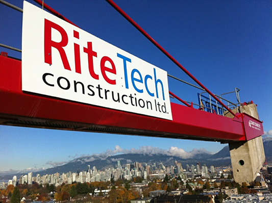 RiteTechLogoOnRedCrane_533X398